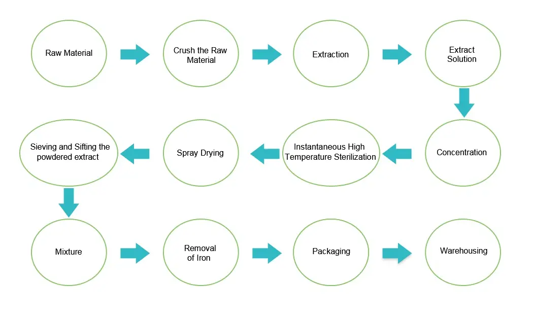 Diagrama de fluxo de extracto de herba de San Xoán.webp