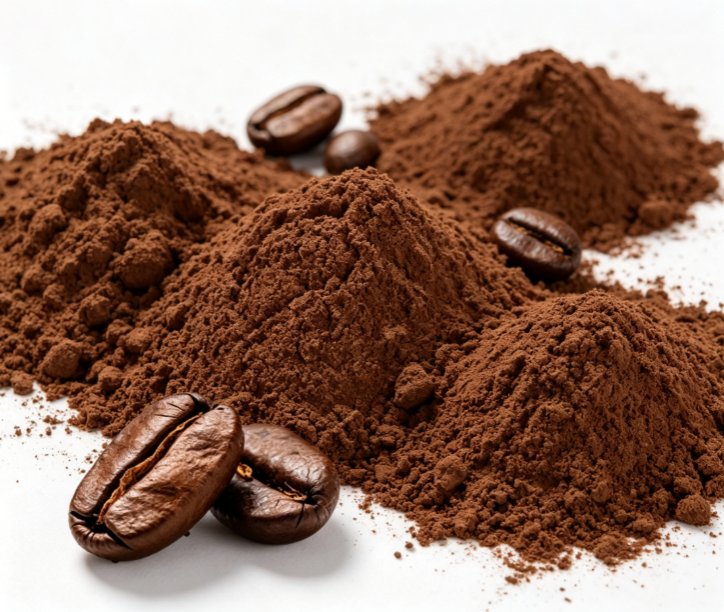 Light brown Cocoa Seed Extract fine powder detail