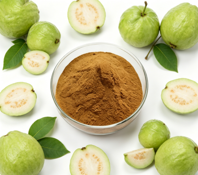 Guava Fruit Powder close-up texture detail
