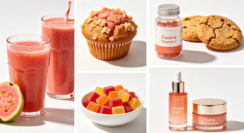 Guava Fruit Powder multiple application scenes