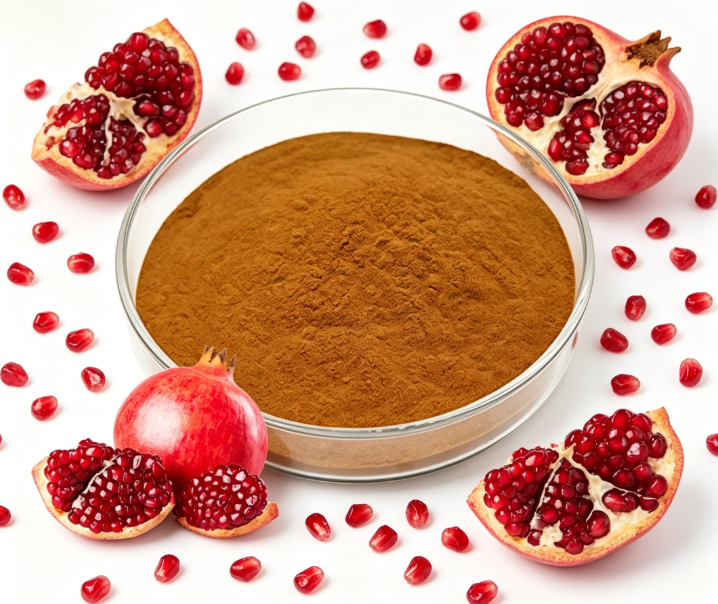 Pomegranate Peel Extract close-up texture detail