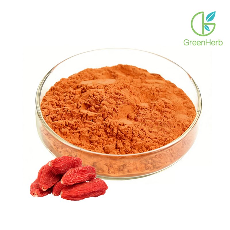 Goji Berry Powder close-up texture detail