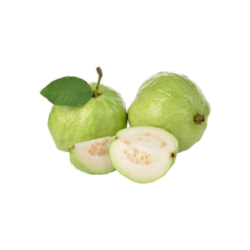Psidium guajava fresh tropical fruit macro photography