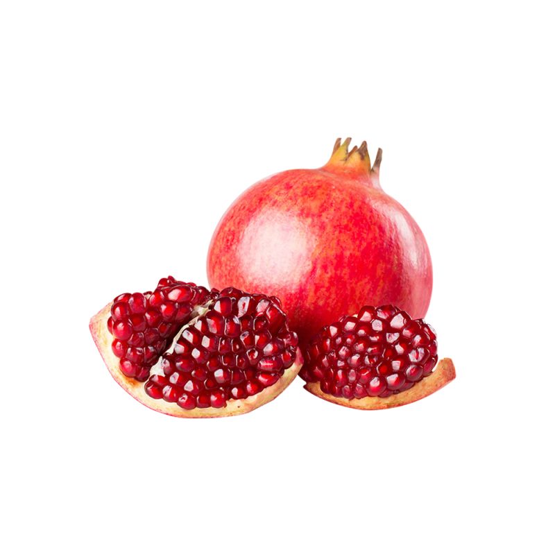 Punica granatum fresh pomegranate peel macro photography