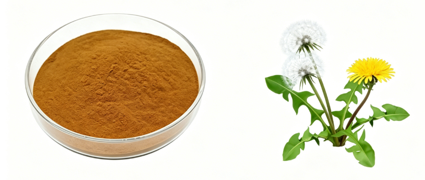 Fine milled Dandelion Powder texture detail