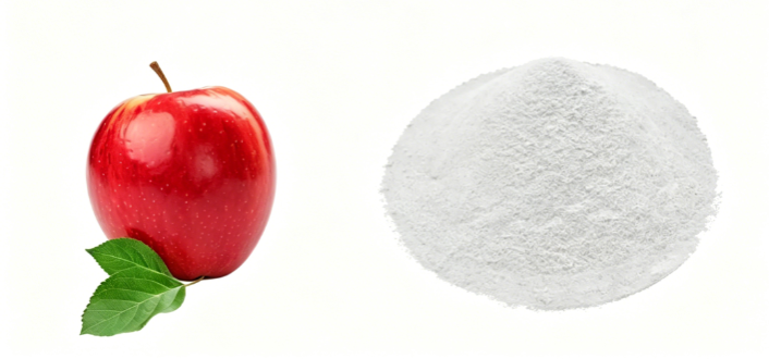 Fine milled Apple Pectin Powder texture detail
