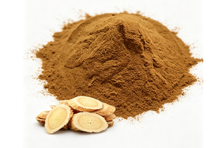 Bulk Astragalus Root Powder packaged in fiber drums
