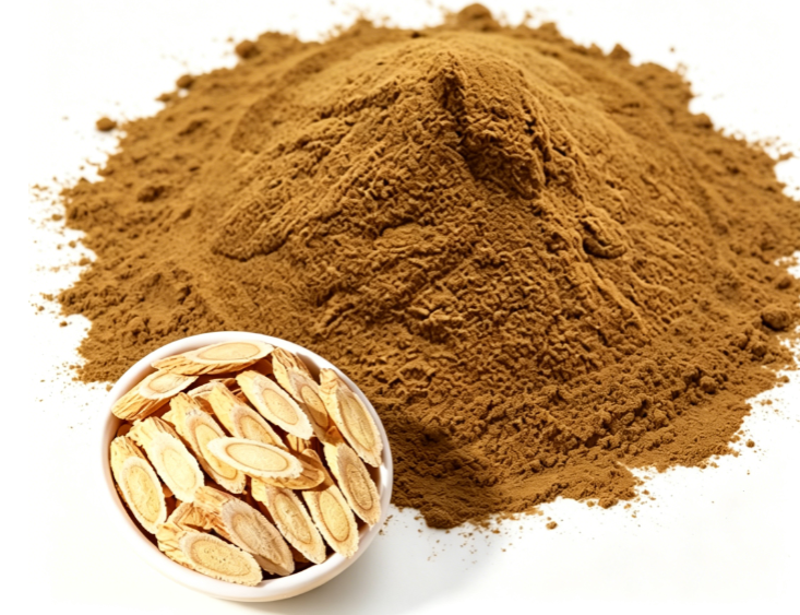 Bulk Astragalus Membranaceus Extract packaged in fiber drums