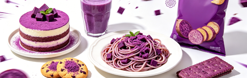 Purple Sweet Potato Powder application in food, beverage, and baking industries
