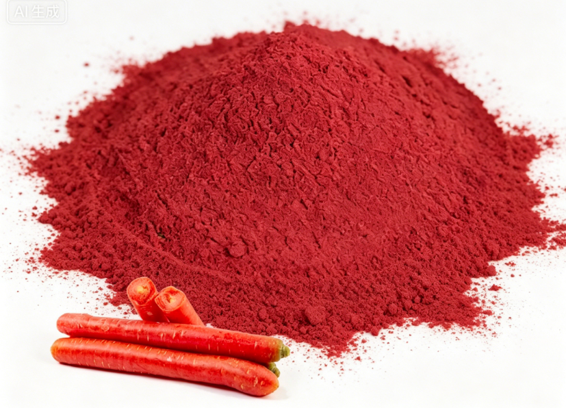 Fine milled Carotene Powder texture detail