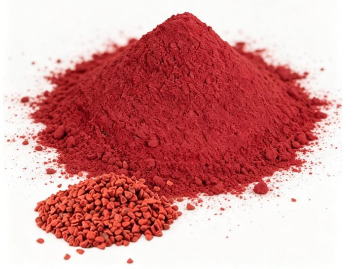 Bulk Annatto Seed Powder packaged in fiber drums