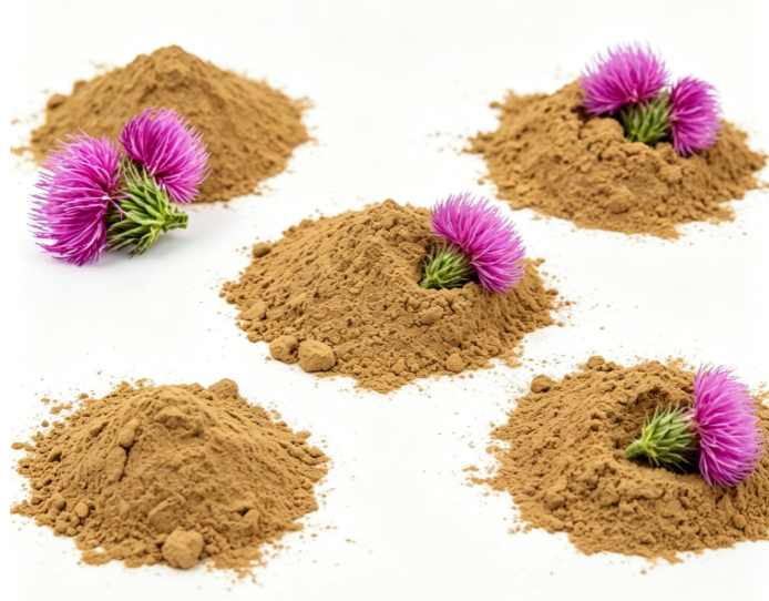 Bulk Milk Thistle Extract packaged in fiber drums