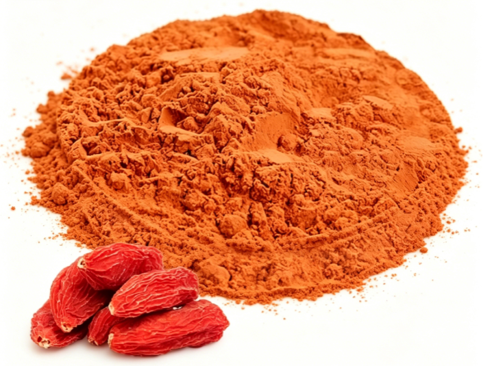 Goji Berry Powder close-up texture detail