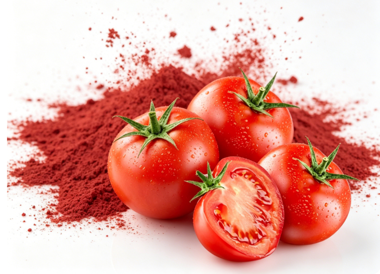 lycopene powder close up natural light