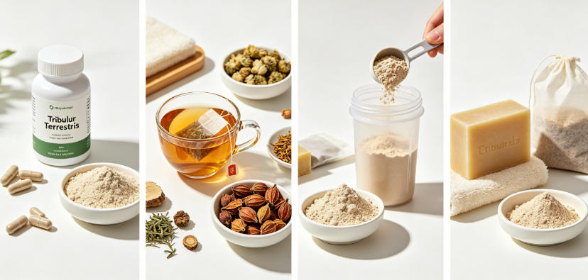 Tribulus Terrestris Powder application in nutraceutical and botanical blends