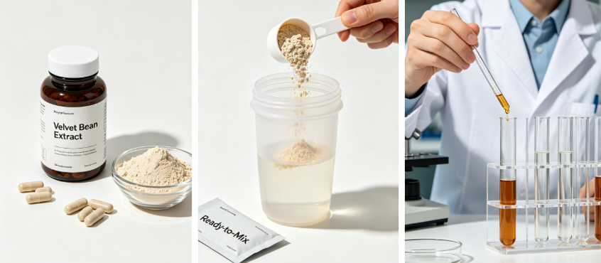 Velvet Bean Extract application in nutraceutical blends