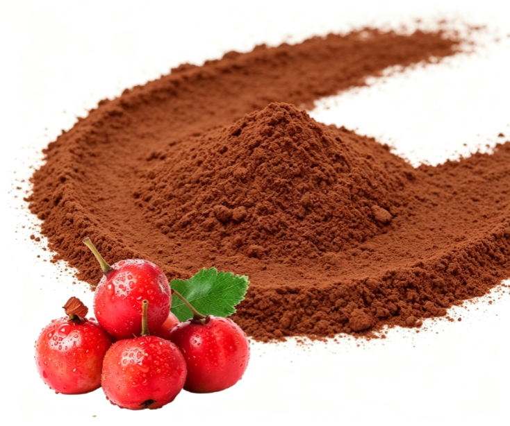 Hawthorn Berry Extract close-up texture detail