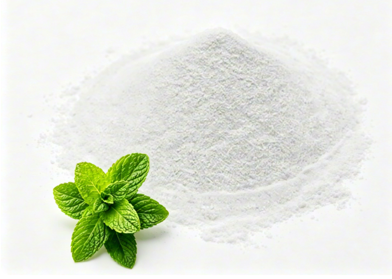 Stevia rebaudiana fresh leaf macro photography
