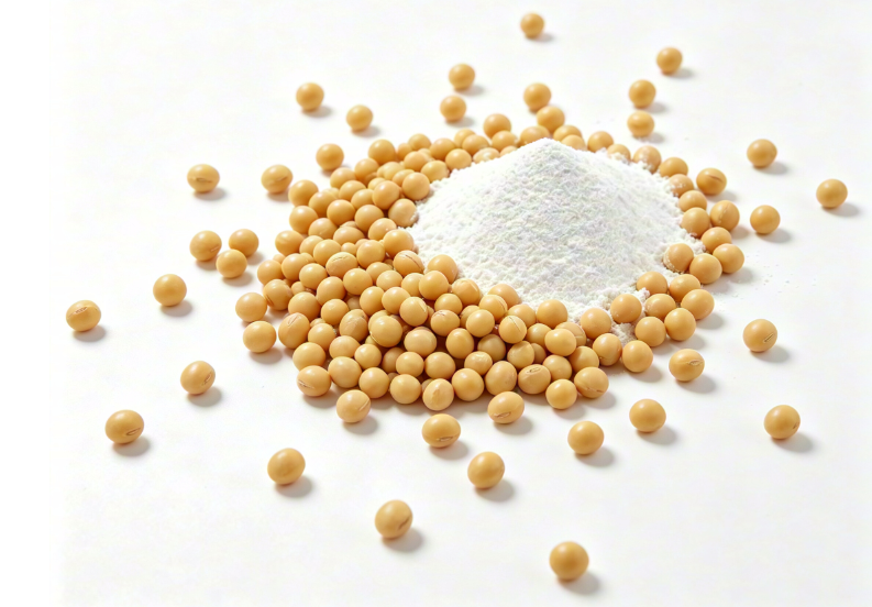 Soy Phytosterols Powder close-up texture detail