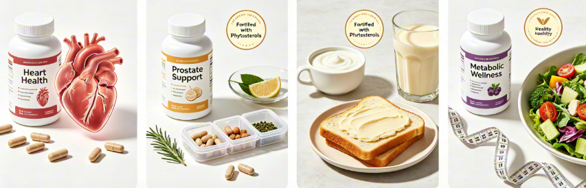 Soy Phytosterols Powder multiple application scenes