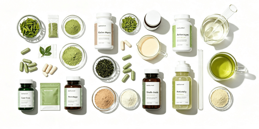 Green Tea Extract L-Theanine multiple application scenes